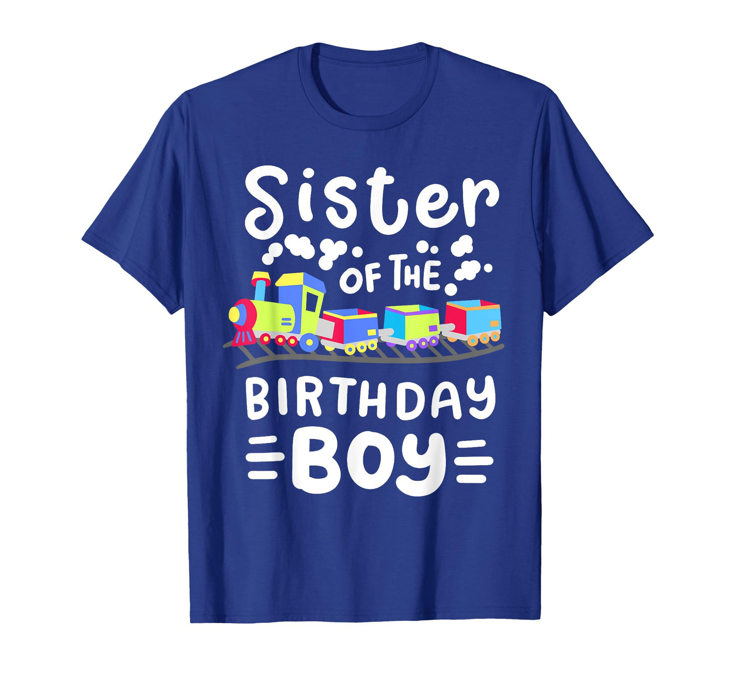 Sister of the Birthday Boy Choo Choo Train Family Matching T-Shirt