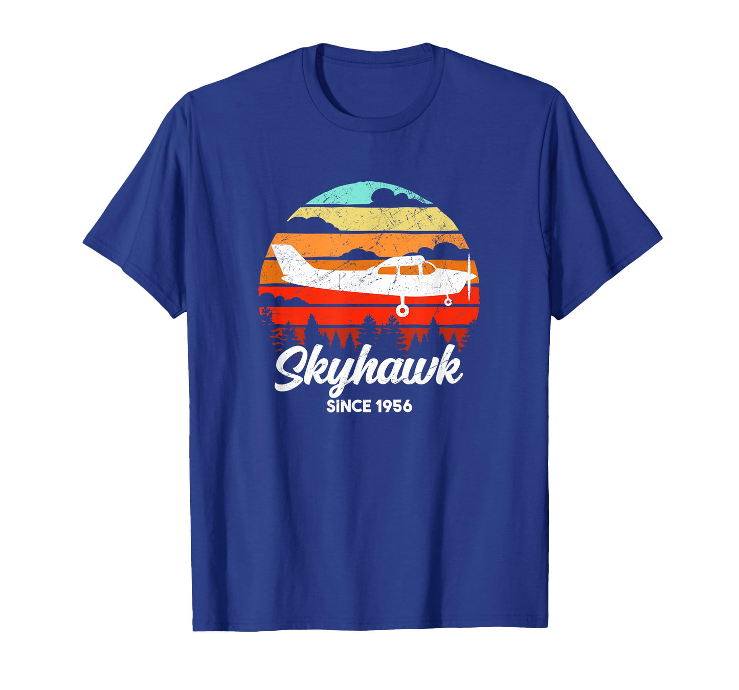 Vintage Pilot C172 Airplane Skyhawk T-Shirt