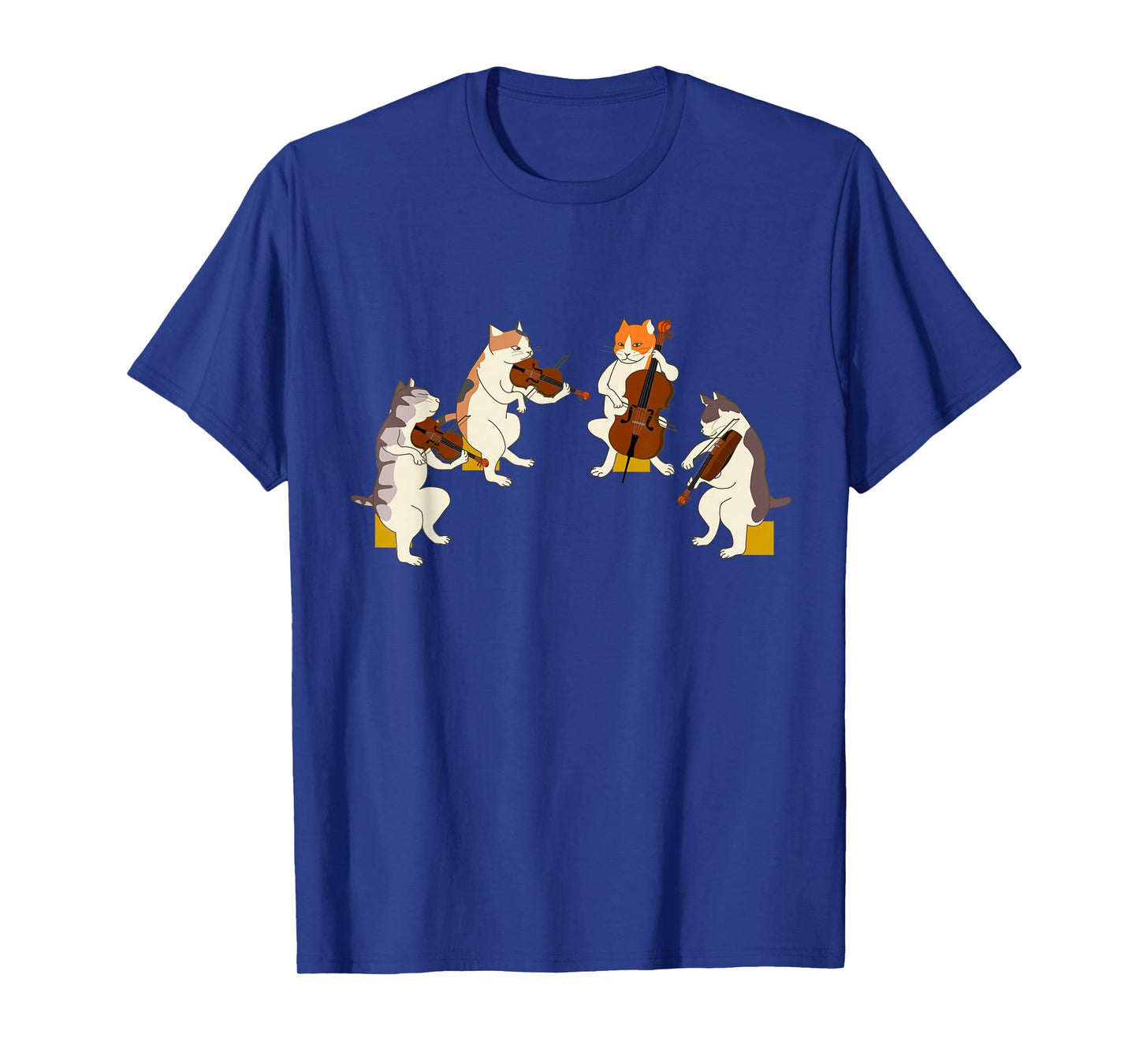 Fun Cats Playing Violin Cello Gift Music Cat Lover T-Shirt