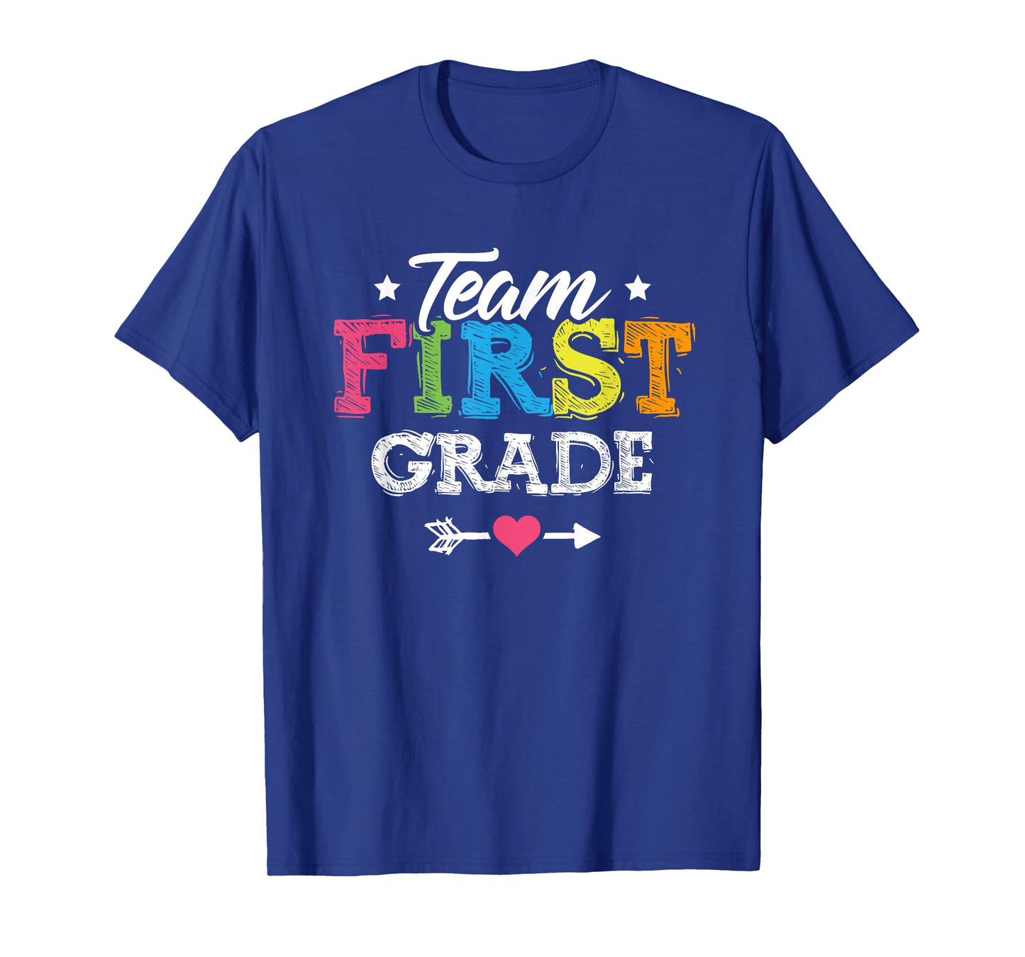Team First Grade Shirt Teacher Student Kids Back To School T-Shirt