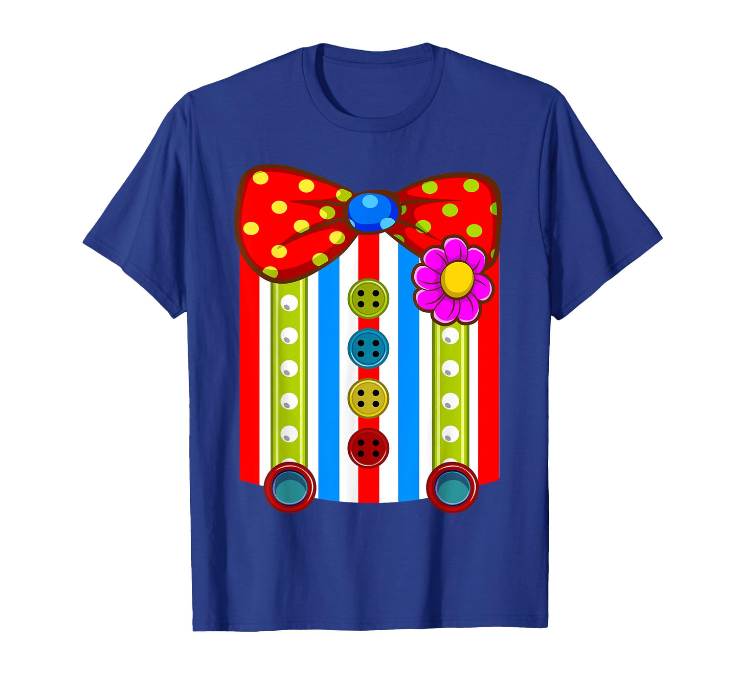 Halloween Clown Suspenders Bow Tie Circus Costume Boys Kids T-Shirt
