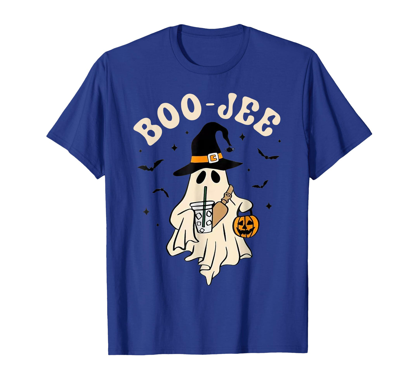 Funny Boo-Jee Ghost halloween boo jee ghost spooky season T-Shirt