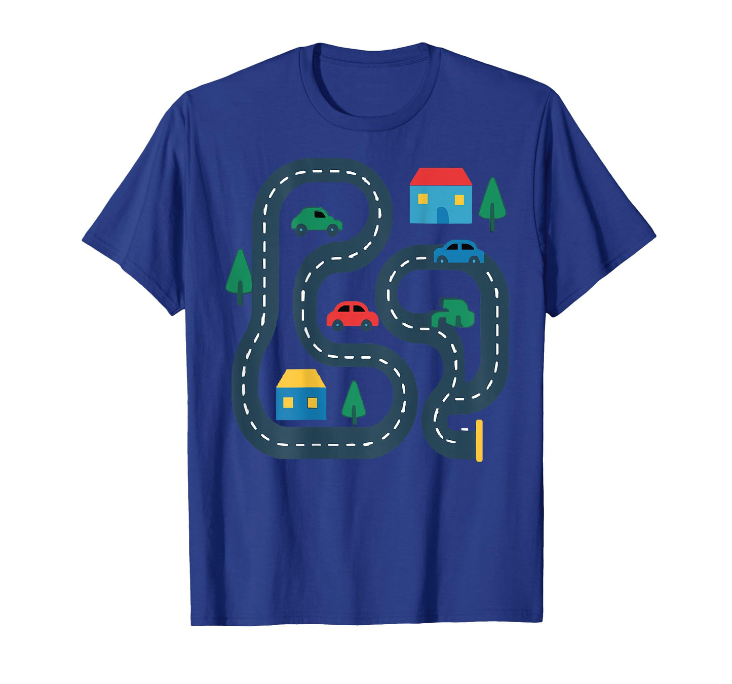 Playmat Car Race Track Dad and Kid Time Funny Kids and Daddy T-Shirt