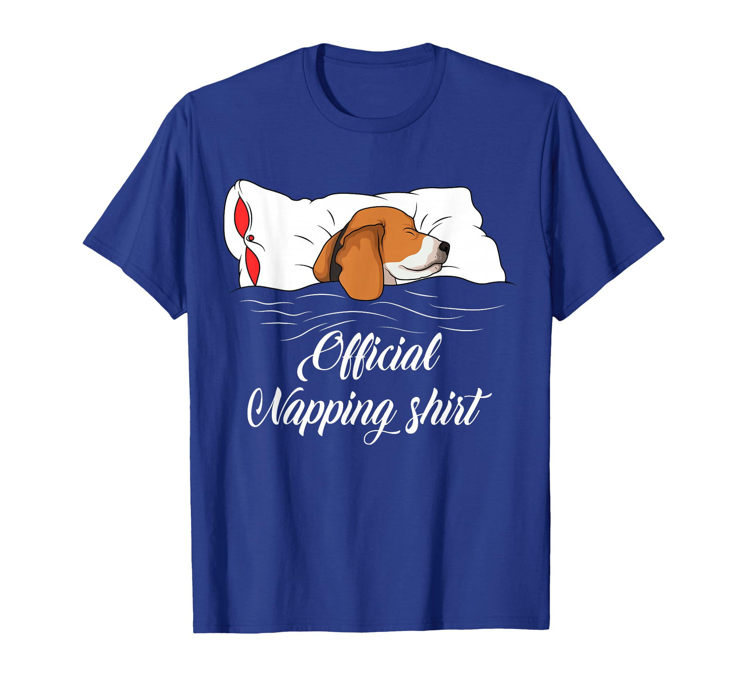 Sleeping Beagle Pyjamas Dog Lover Gift Official Napping T-Shirt