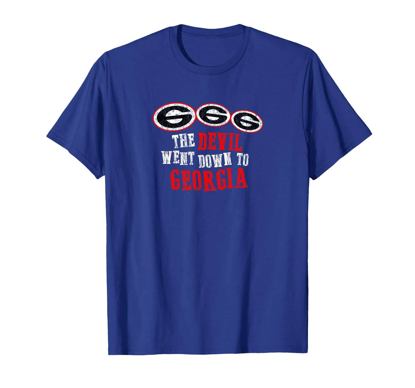 The Devil Went Down to Georgia Tee - 666 U.G.A. Parody Shirt T-Shirt