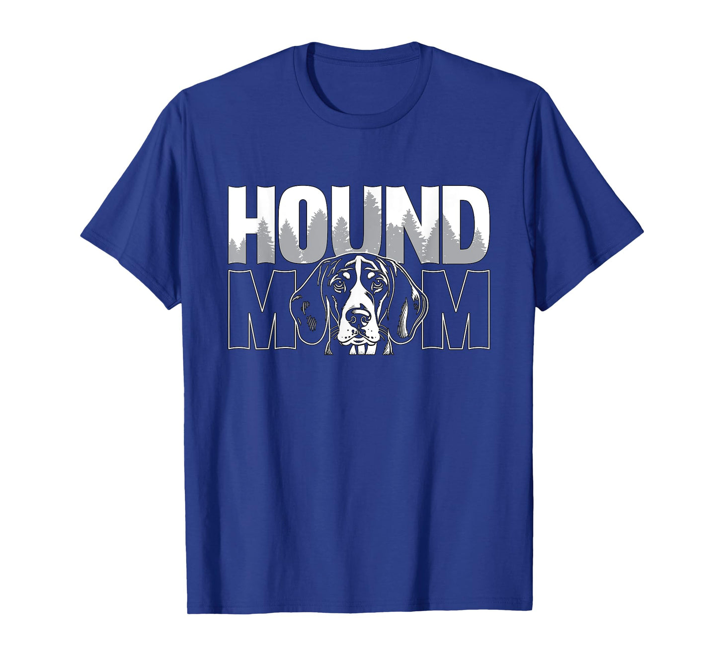 Hound Mom Loves Treeing Walker Bluetick Dog Breed Coonhound Men Women T-Shirt
