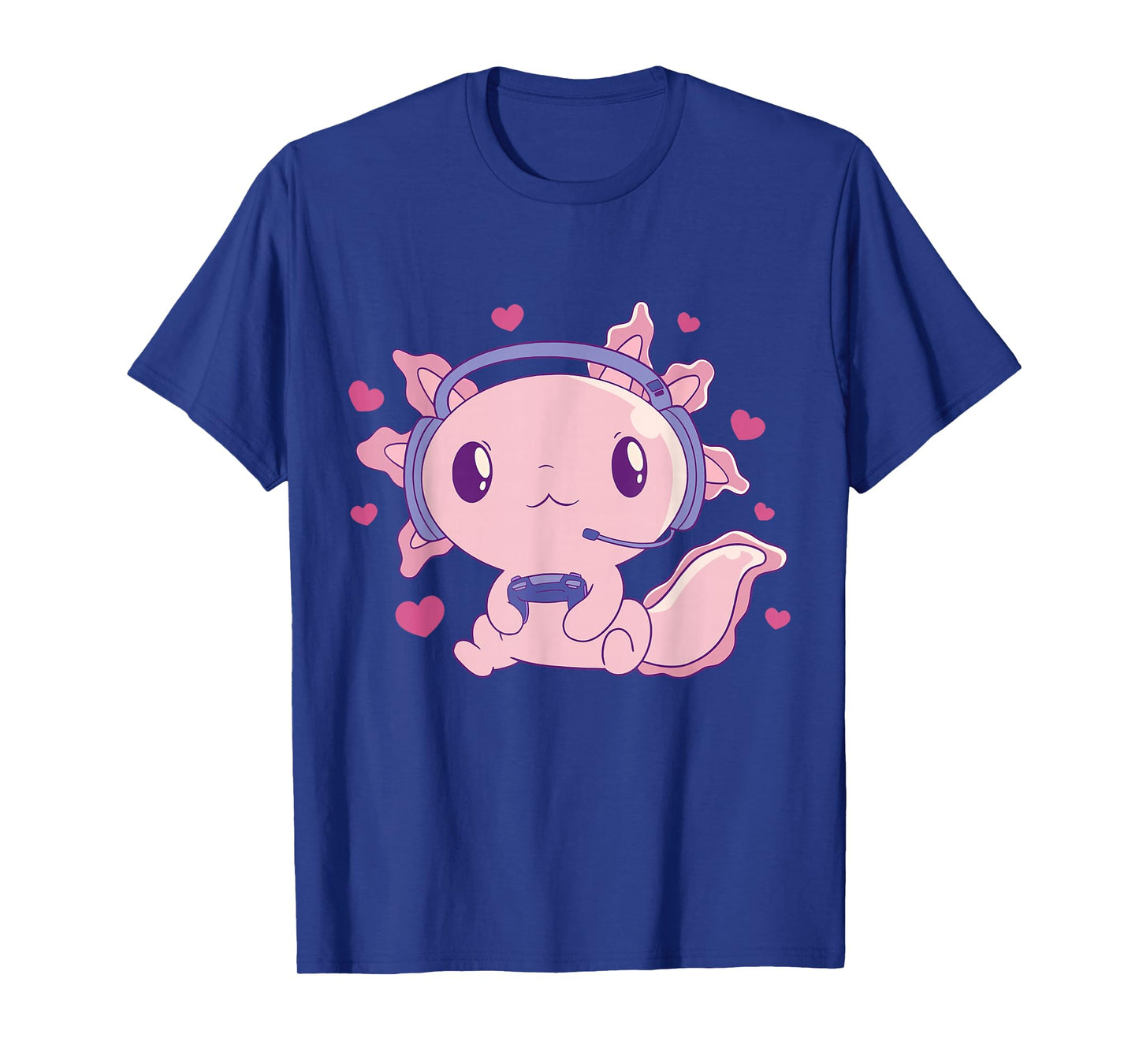 Otaku Gamesolotl Axolotl Gamer Gifts Kawaii T-Shirt