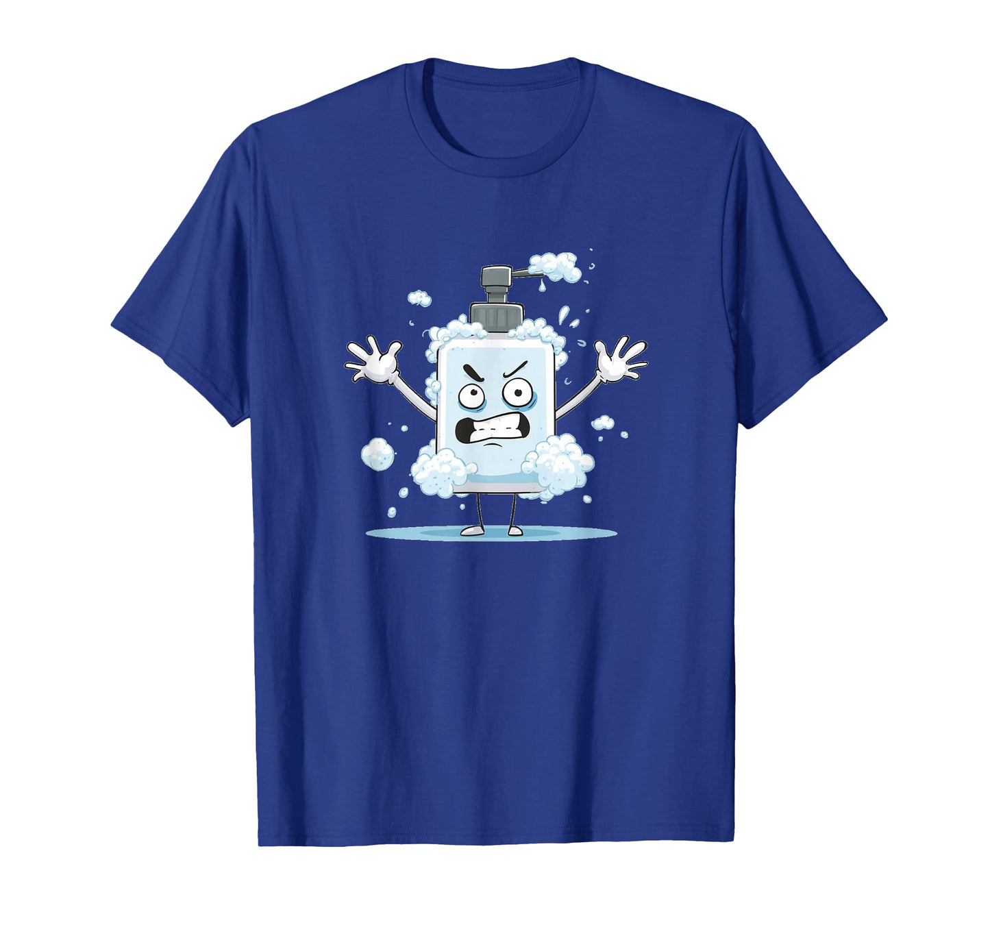 Funny Freaking Out Soap Dispenser with Foam Costume T-Shirt