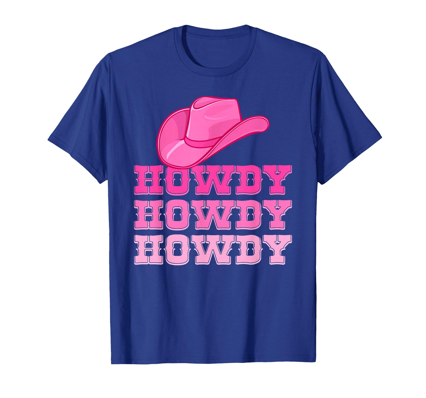 Girls Pink Howdy Shirt Cowgirl Western Country Rodeo T-Shirt