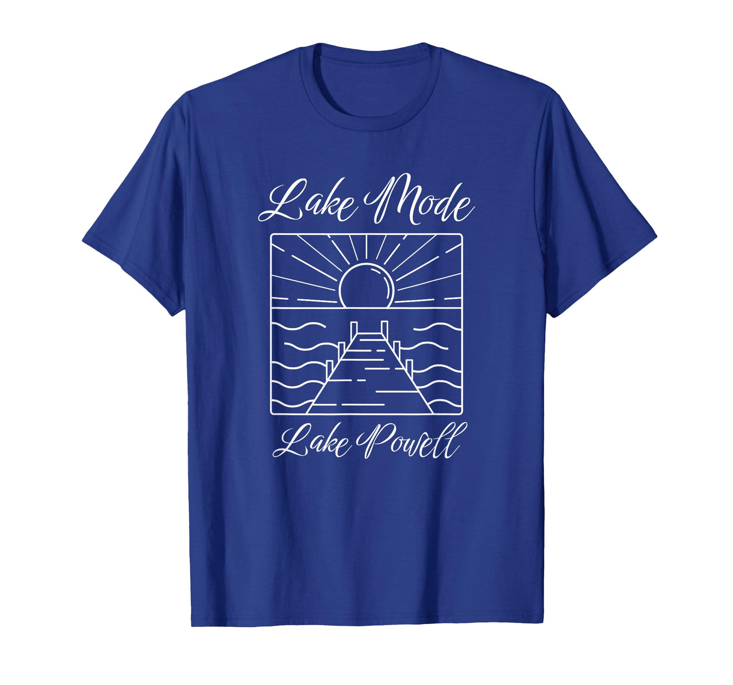 Lake Mode Lake Powell Sunset Dock Outdoors T-Shirt