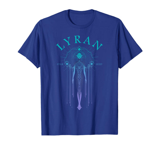 Lyran Starseed Feline Energy Being T-Shirt