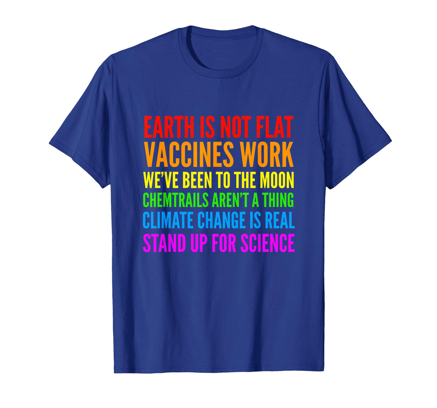 Earth is Not Flat | Stand Up for Science Teacher T-Shirt