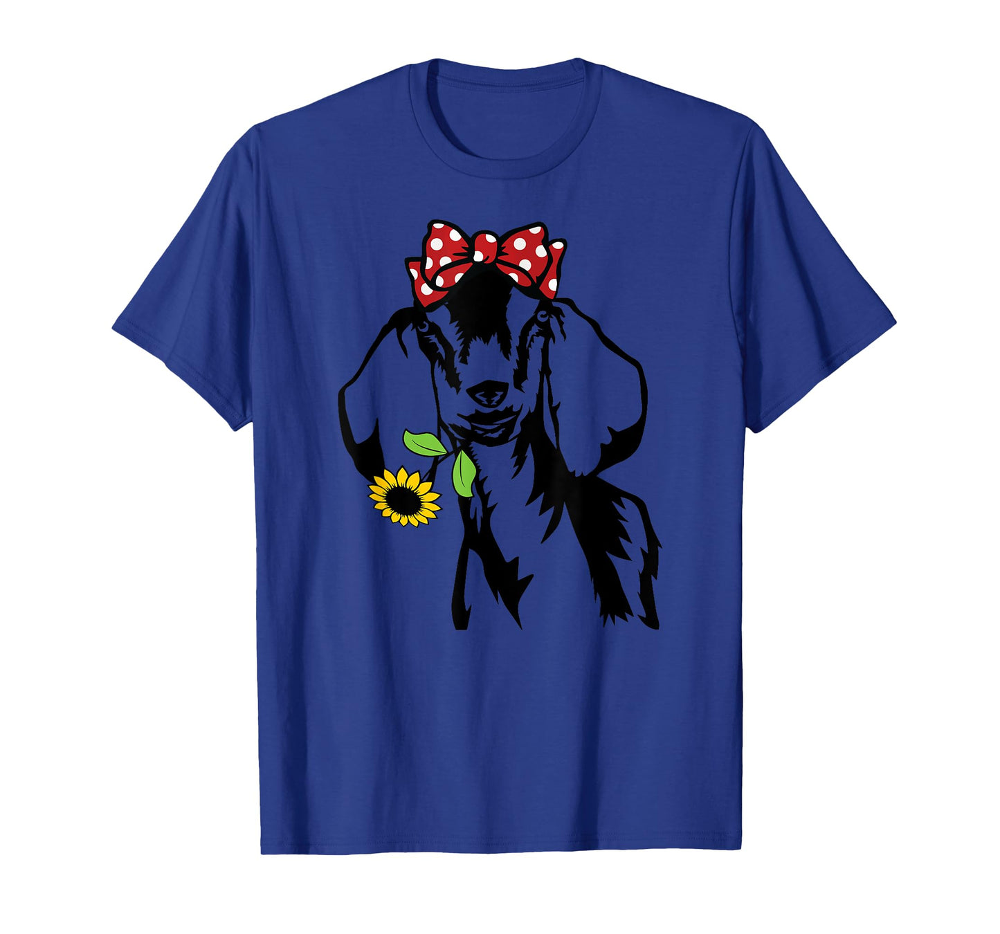 Goat mom goat sunflower, nubain goat T-Shirt