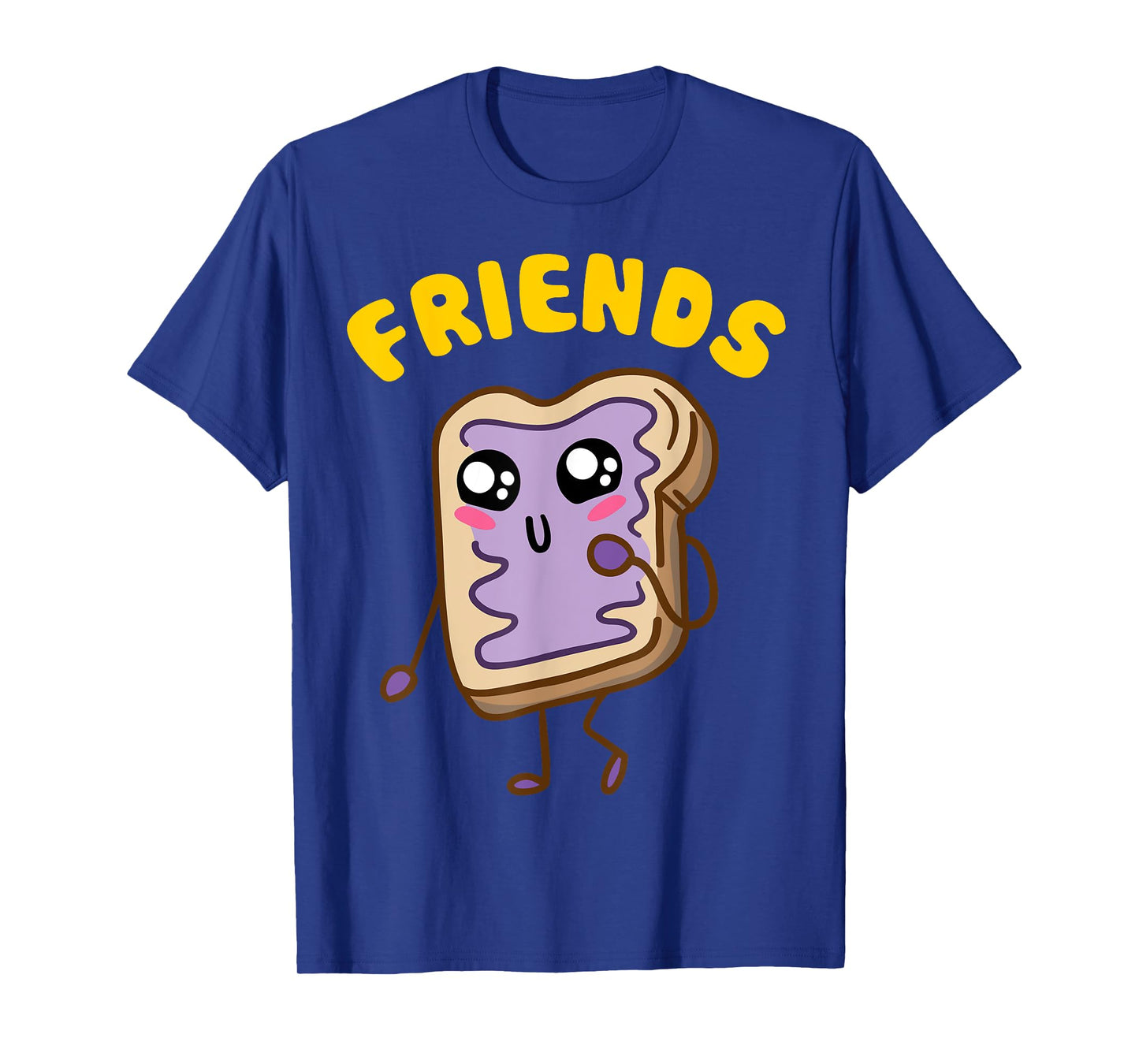 Kawaii Peanut Butter - Jelly - 2/2 BFF Best Friends Matching T-Shirt