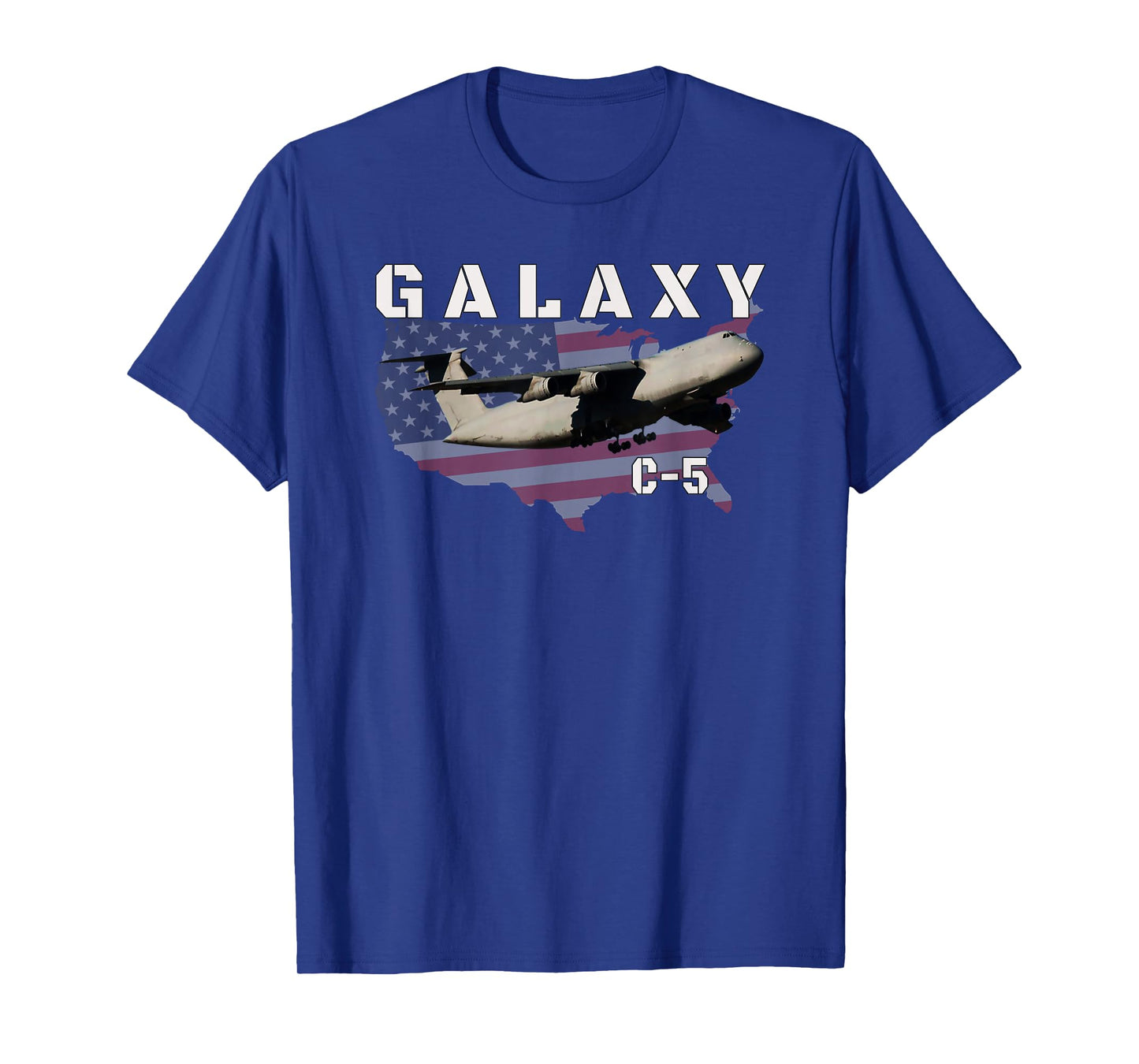 C-5 Galaxy Strategic Military Transport Aircraft Aviation T-Shirt