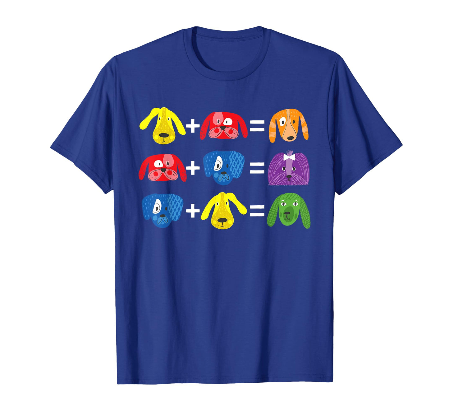 Dog Themed Artist Color Theory Educational Art Teacher T-Shirt