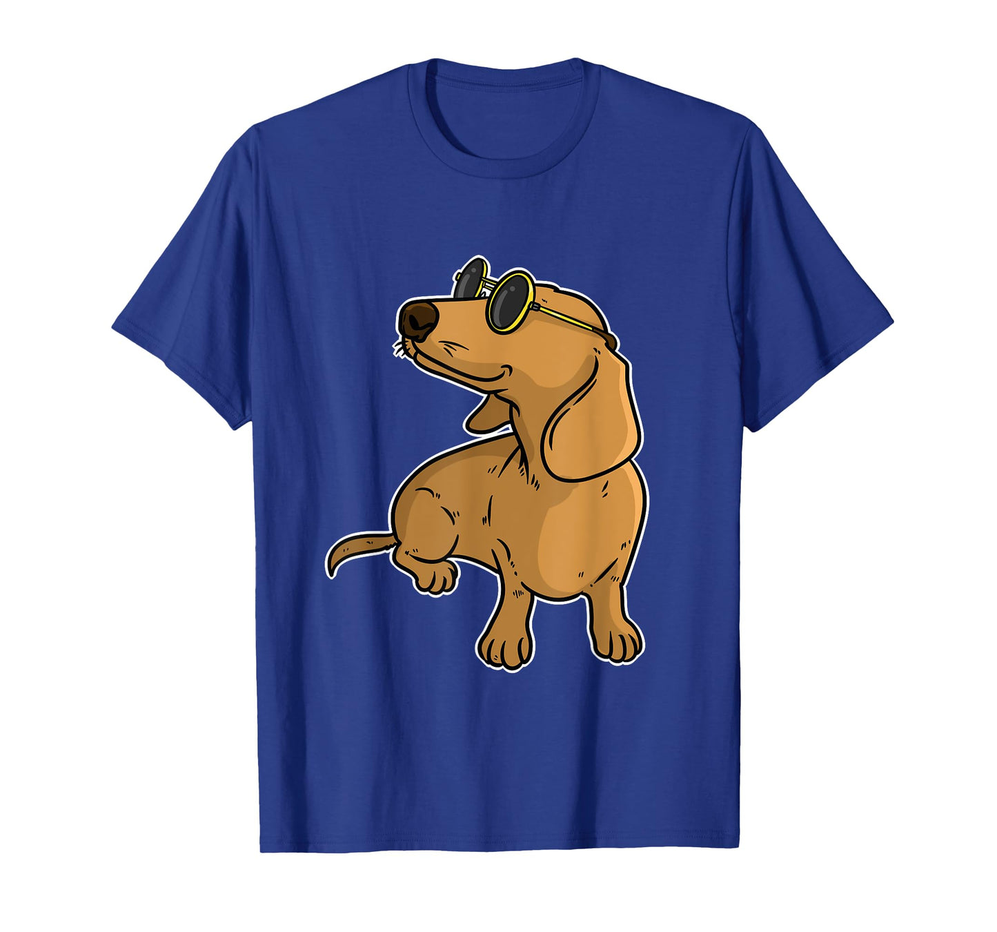 Dachshund Weiner Dog Sun Glasses T-Shirt for Men Women Kids