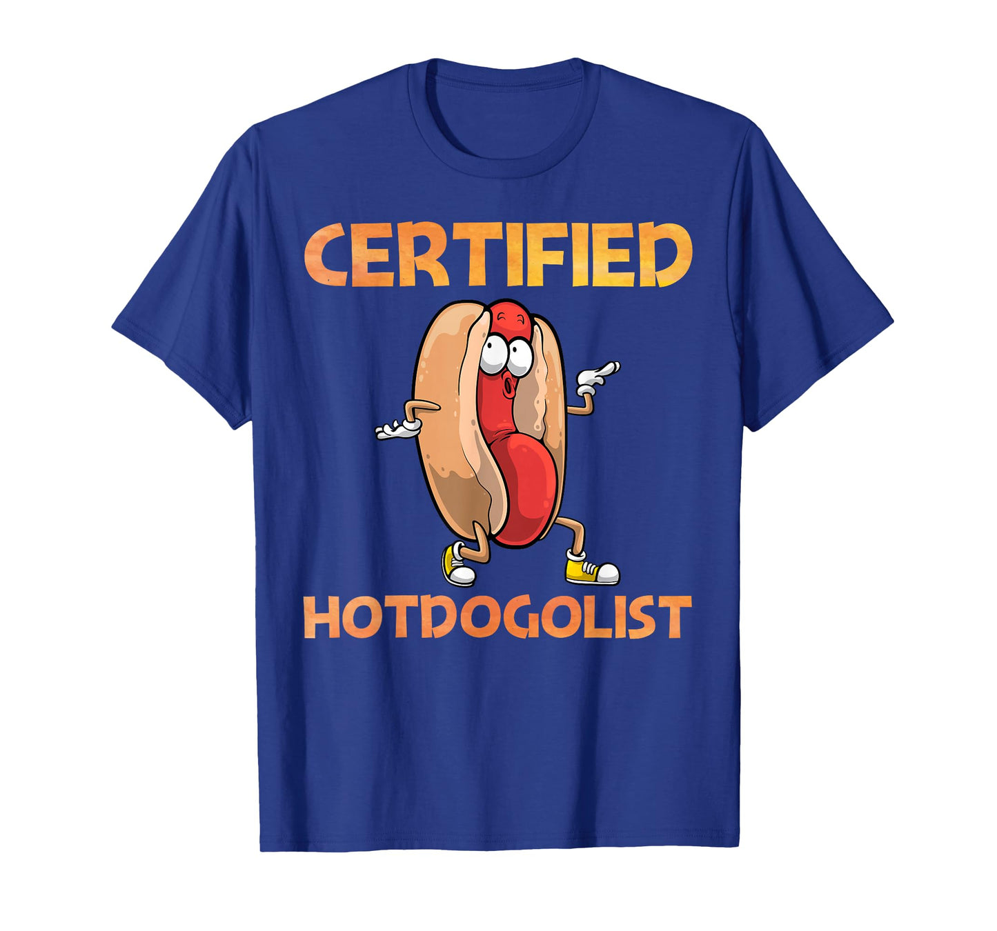Cool Hotdog Outfit for Men Women Adult Hotdog Hot Dog Lover T-Shirt