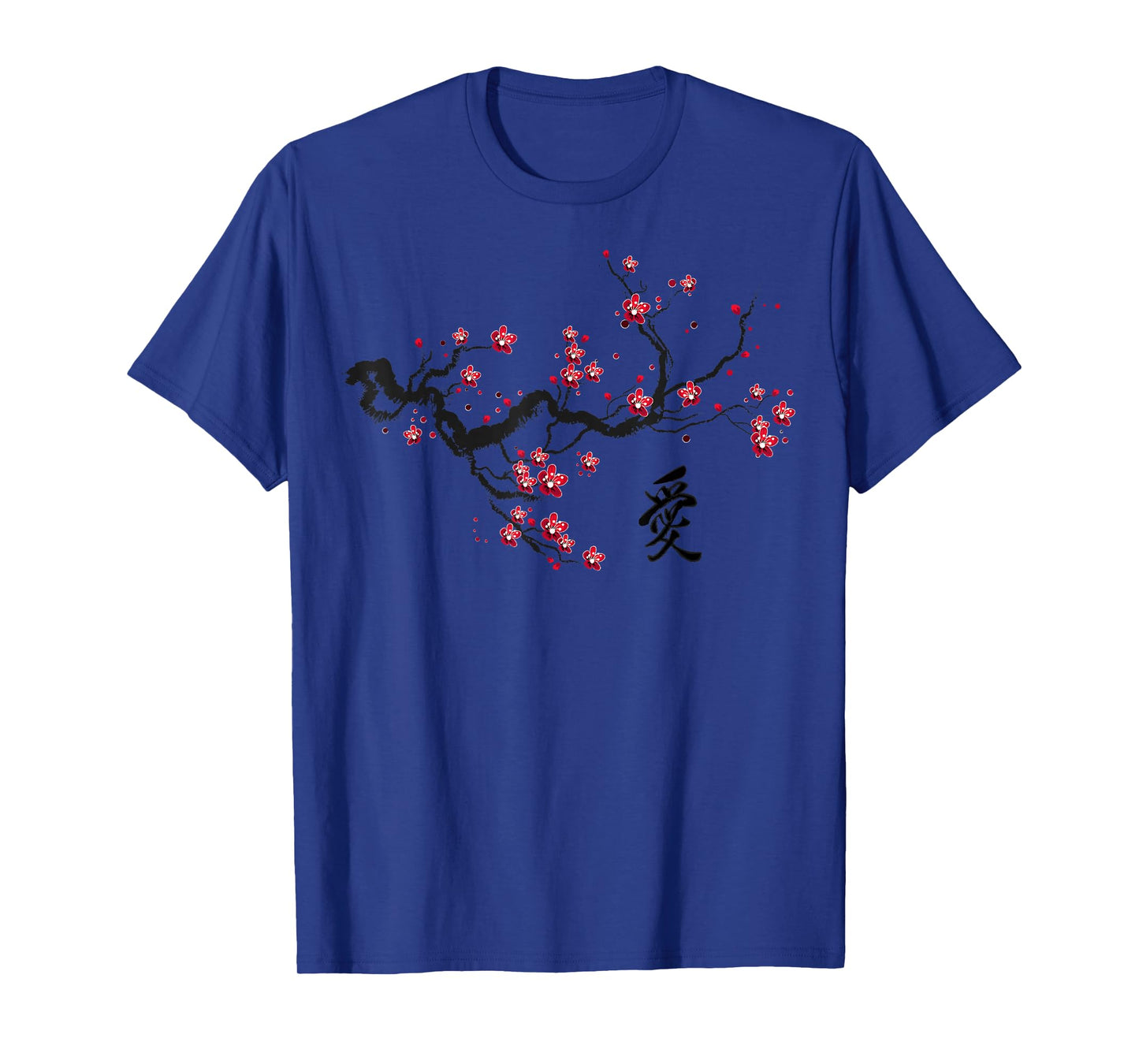 Vintage Cherry Blossom Japanese Culture Graphical Art Gift T-Shirt