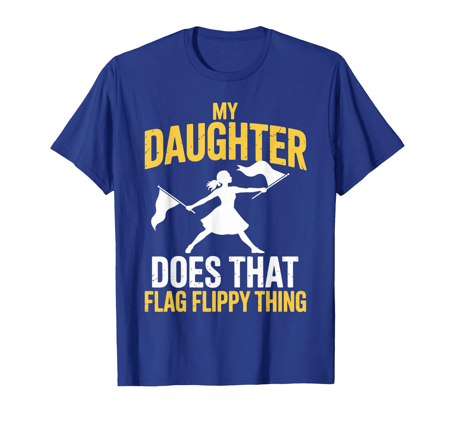 Flag Flippy Thing Marching Band Flag Twirling Colorguard T-Shirt