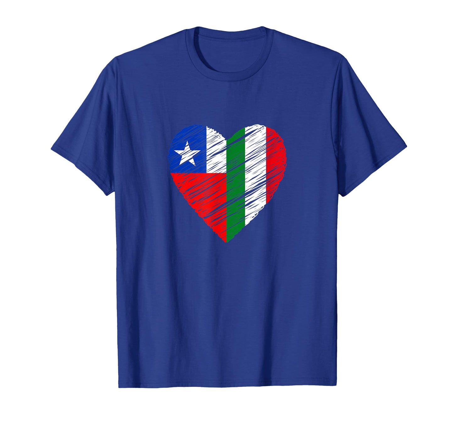 Puerto Rico Italy Heart Italian Flag Puerto Rican Flag Heart T-Shirt