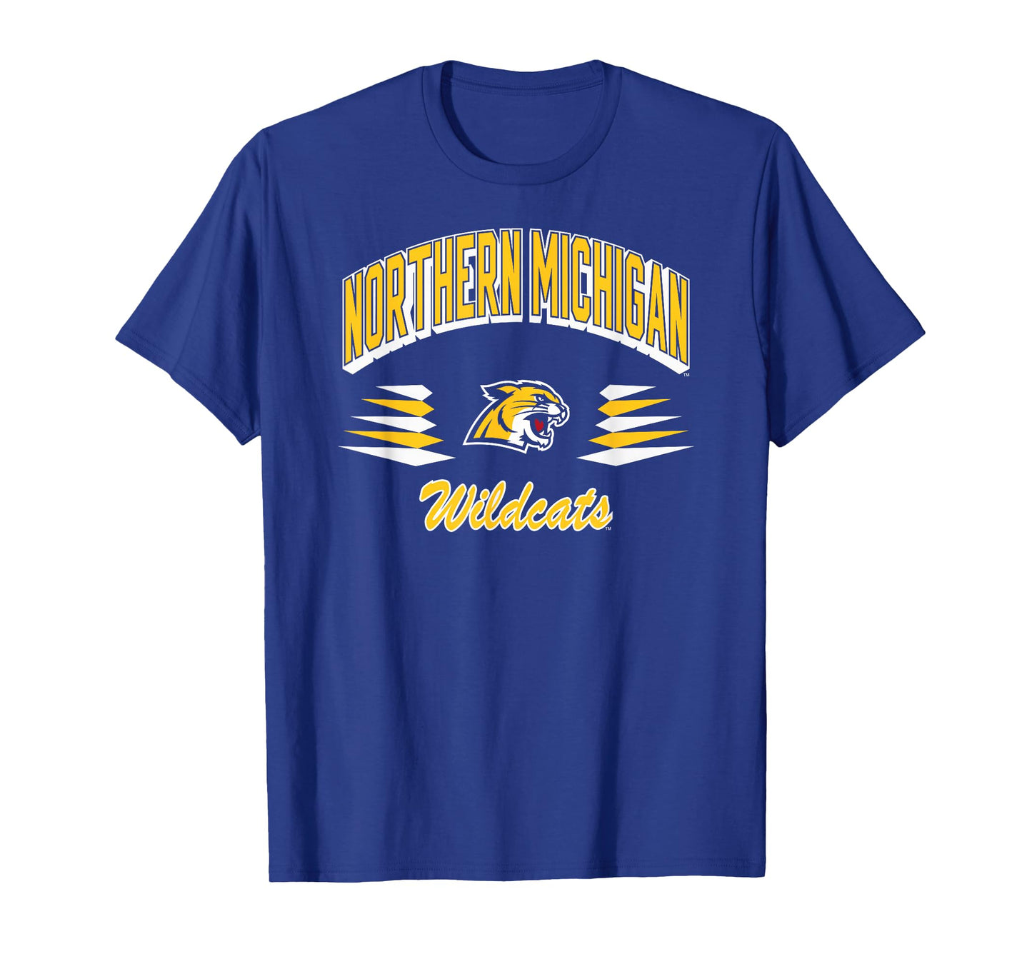 Northern Michigan Wildcats Retro Diamond Green T-Shirt