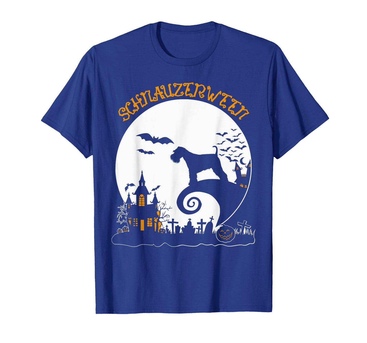 Cute Schnauzer Halloween Dog Mom Lover Schnauzerween T-Shirt