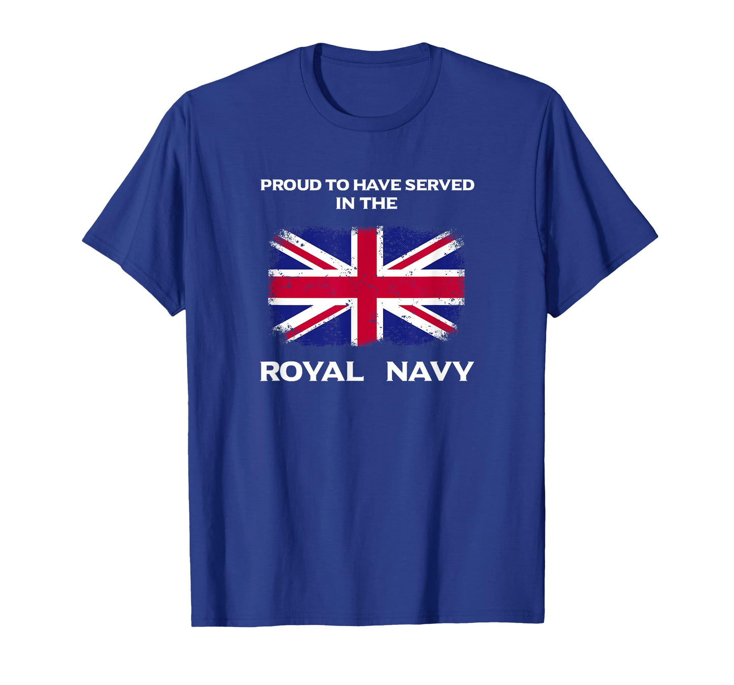 British Royal Navy T-shirt UK Flag Mens Proud Served Britain T-Shirt
