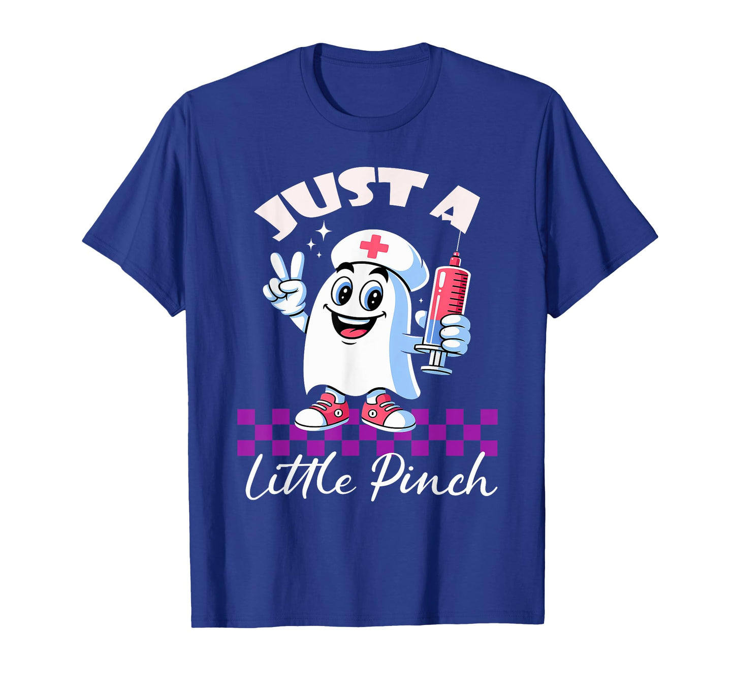 Just A Little Pinch Ghos Phlebotomist Nurse Phleb Halloween T-Shirt