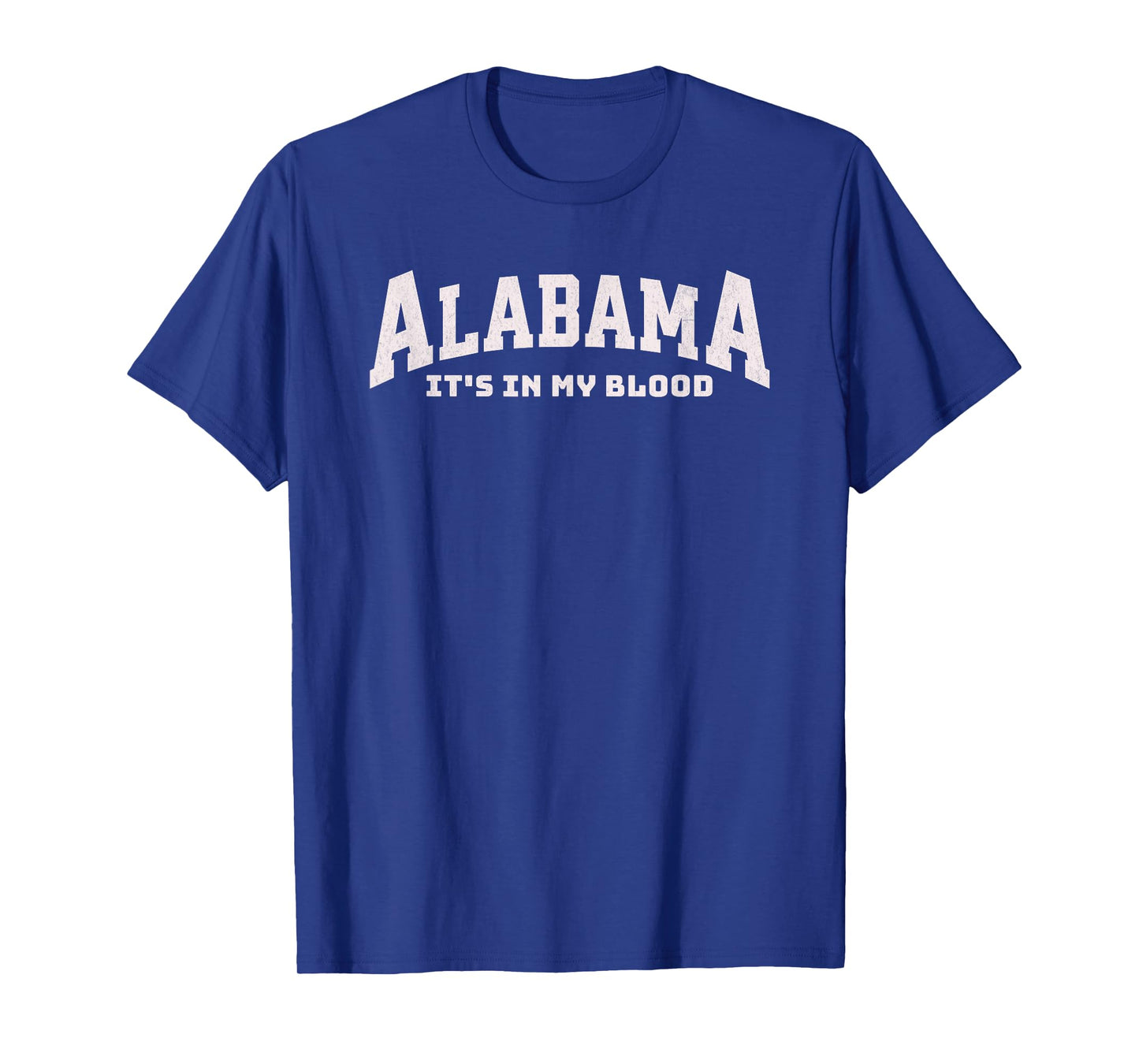 Vintage Alabama, It's In My Blood, AlaBAMA Fan Varsity Print T-Shirt