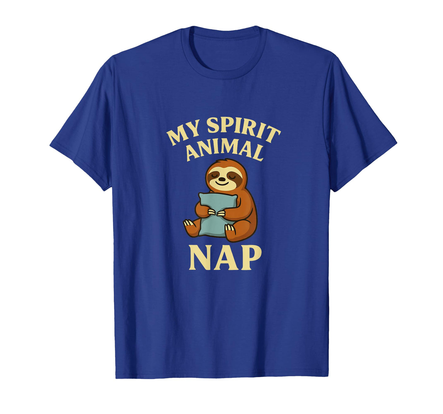 Funny Sloth Nap Spirit Animal Lazy Humor T-Shirt