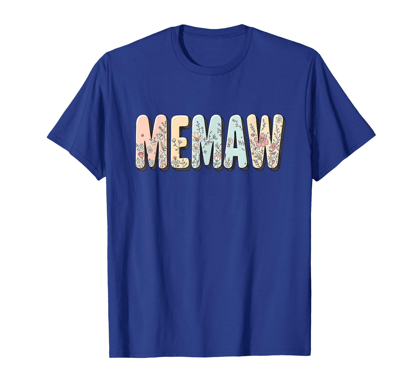 Wildflowers Memaw Floral Mother's Day Memaw T-Shirt