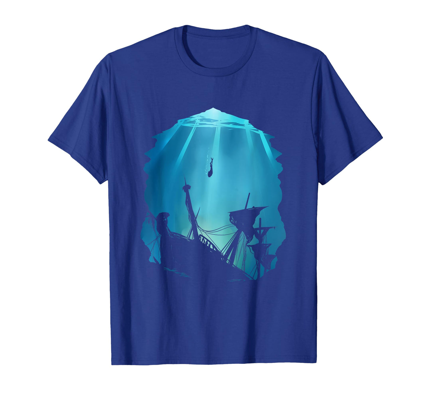 Wreck Diving for Diver Scuba Diving Underwater Shipwreck T-Shirt