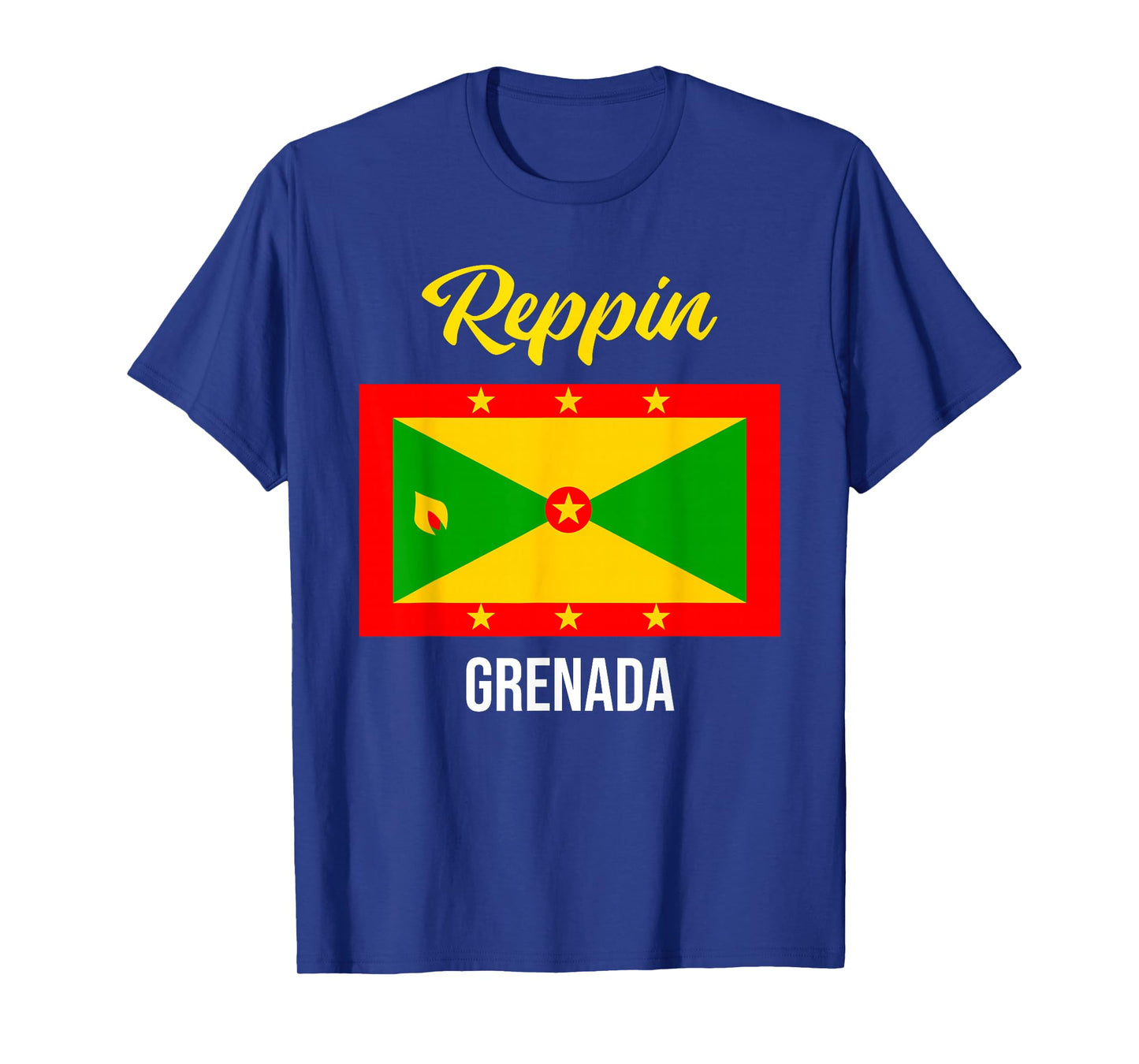 Grenada Flag Reppin West Indies Vacation T Shirt T-Shirt