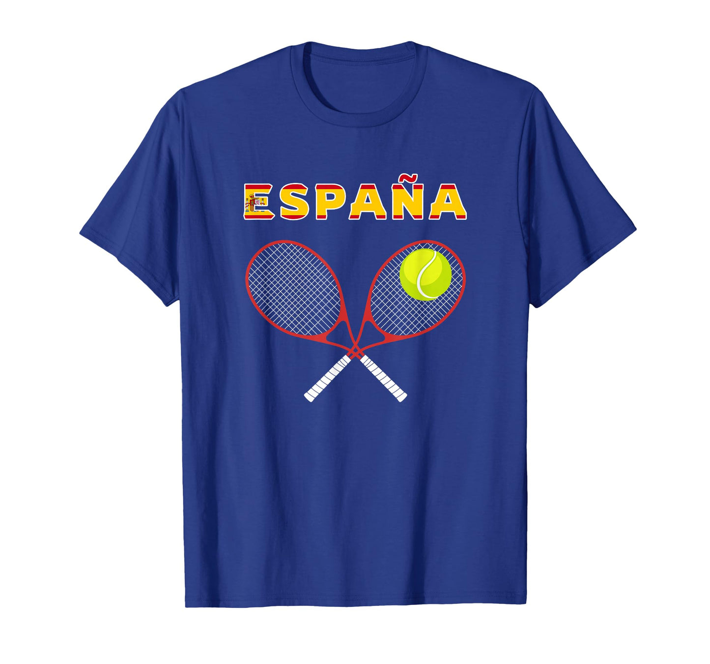 Spain Tennis Ball, Racket / Country Flag España Player, Fans T-Shirt
