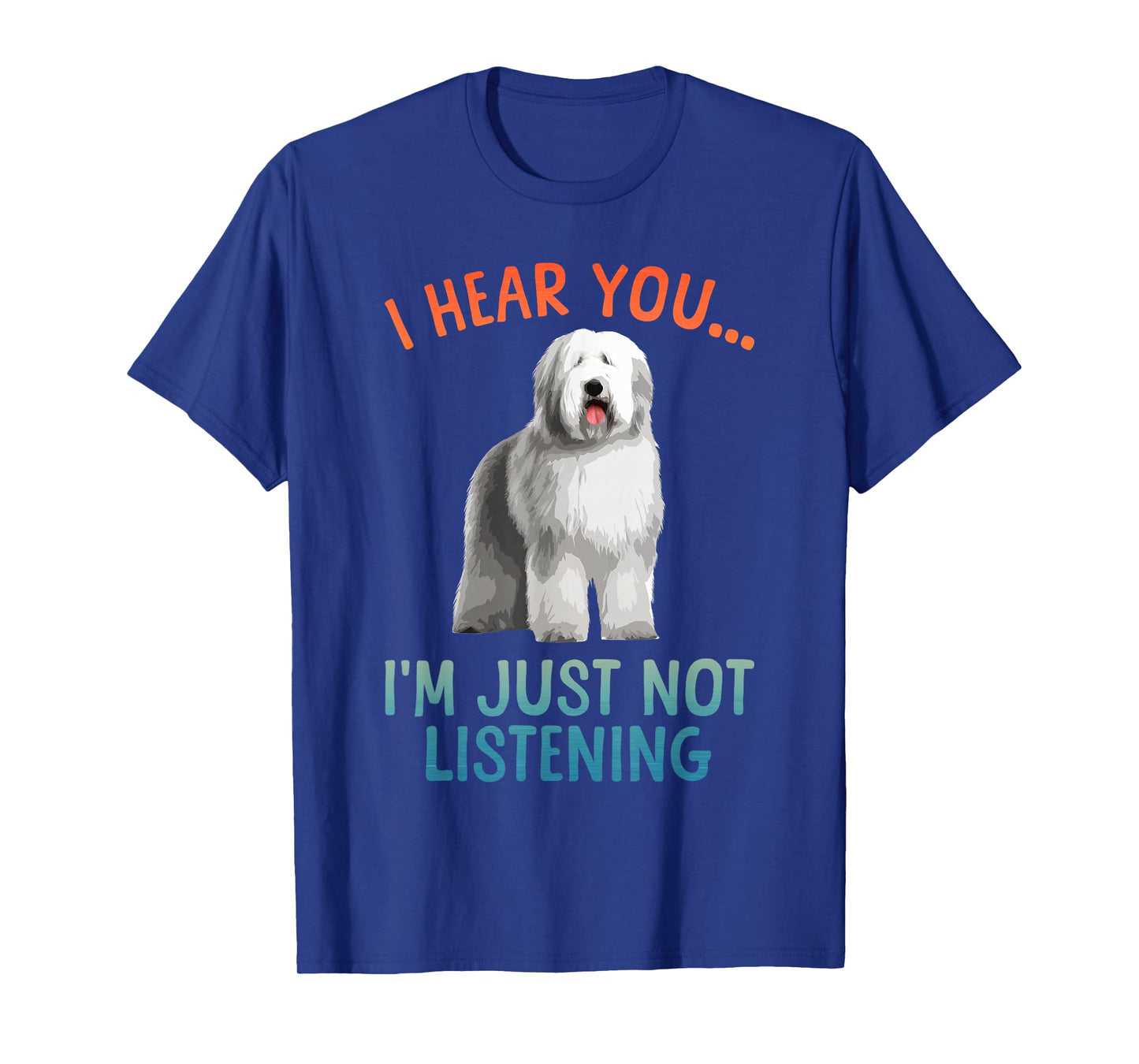 Funny Old English Sheepdog Art for Men Women Sheep Dog Lover T-Shirt