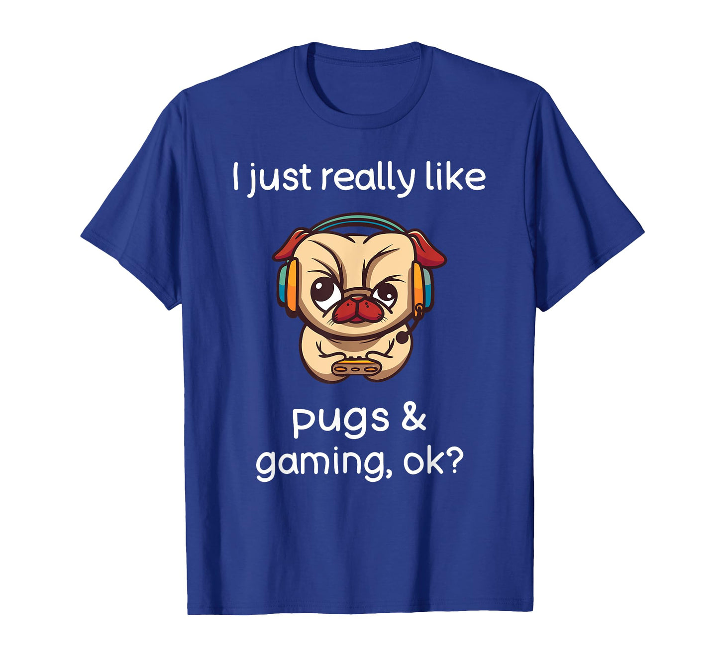 Gamer Shirt Funny Pug Lover Video Games Dog Pug Gaming T-Shirt