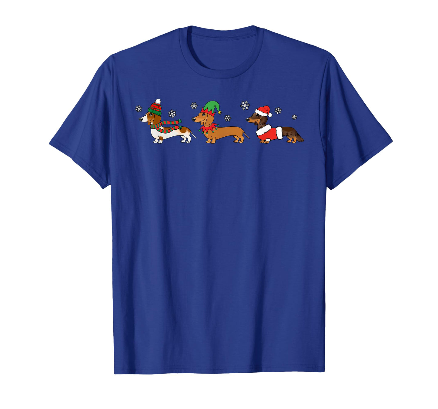 Christmas Xmas Lights Dachshund Dog Lover Pajamas Holiday T-Shirt