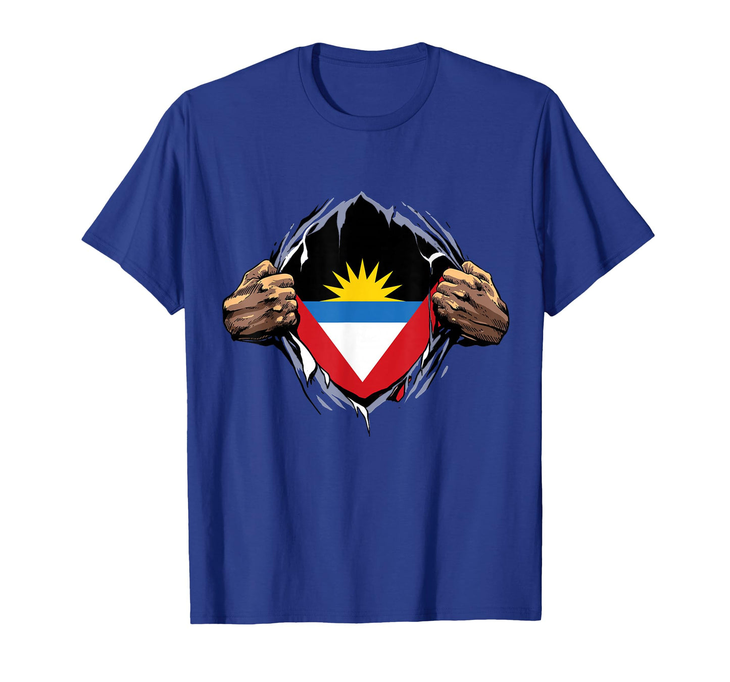 Antigua and Barbuda Shirt Super Antigua Flag Antiguan Roots T-Shirt