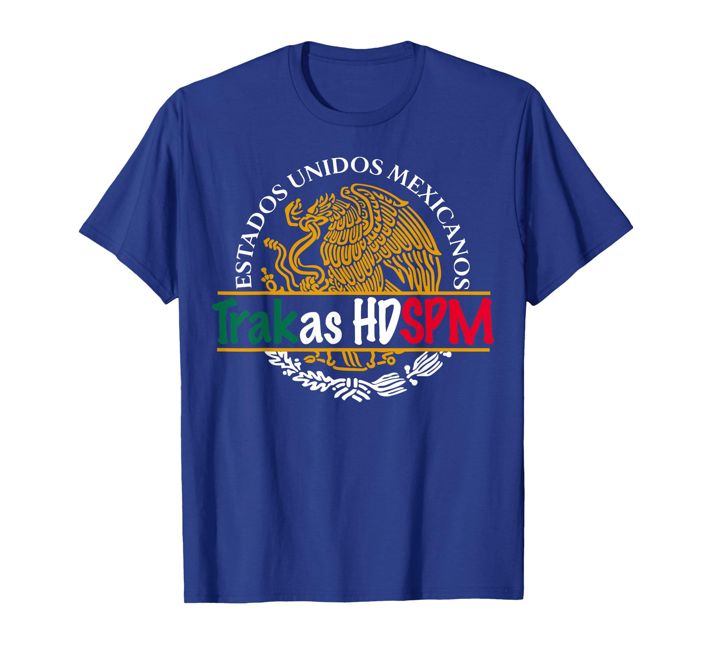 MexiColor Trakas HDTPM Mexican Pride T-Shirt - Unisex-Adults, Black, Small, Short Sleeve, Cotton Blend, Modern Casual Novelty T-Shirt, Crew Neck, Pull On, 1 Count