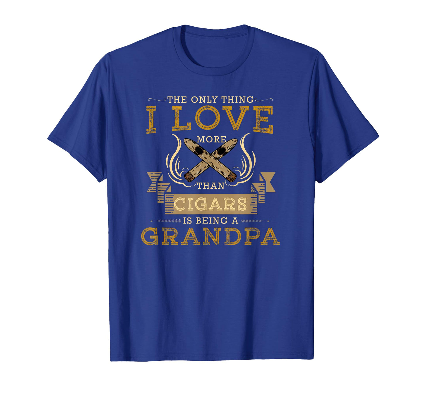 Mens Cigar Grandpa T-Shirt