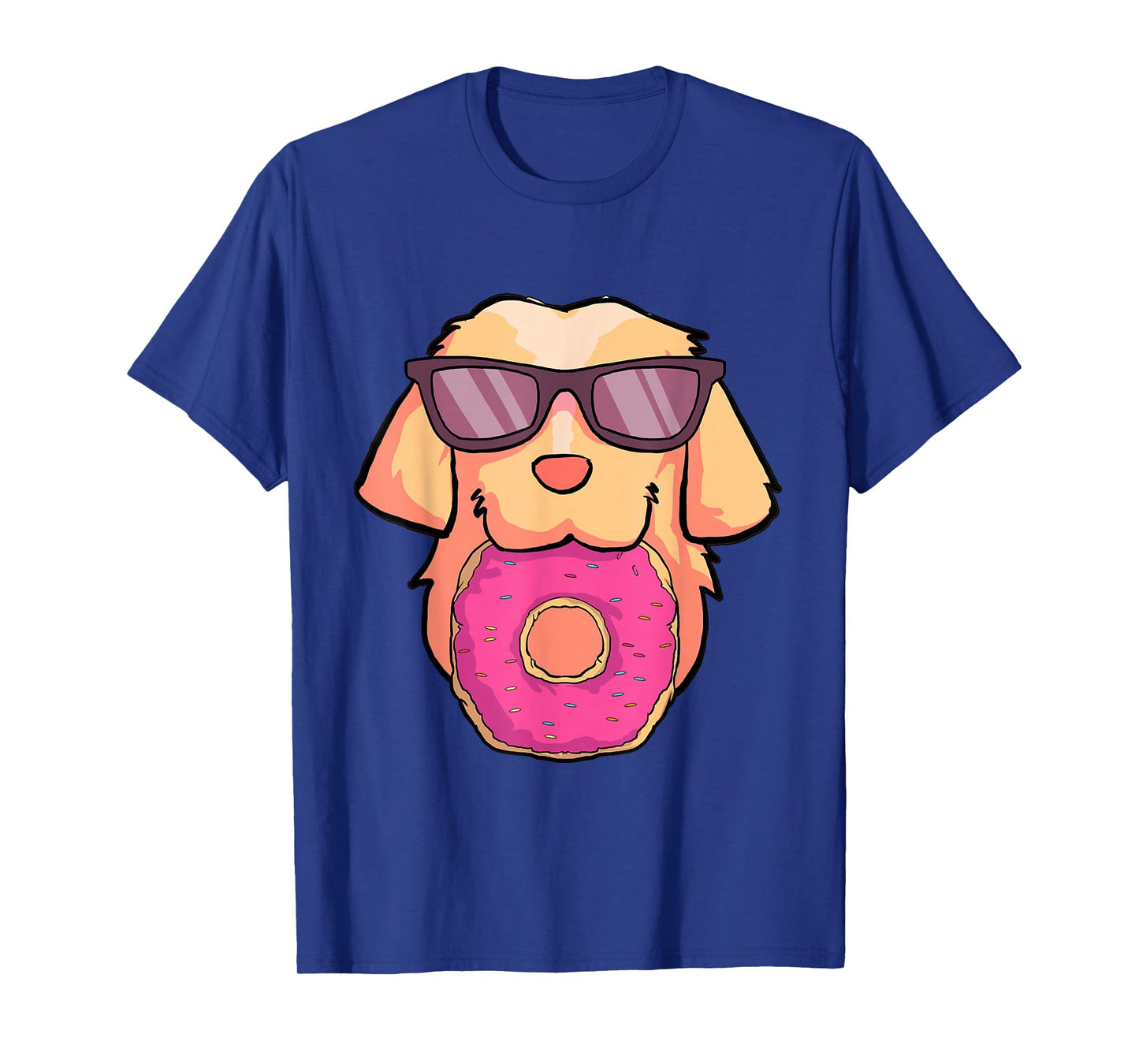 Golden Retriever Dog Donuts Party Gifts Shirt Women Girls T-Shirt