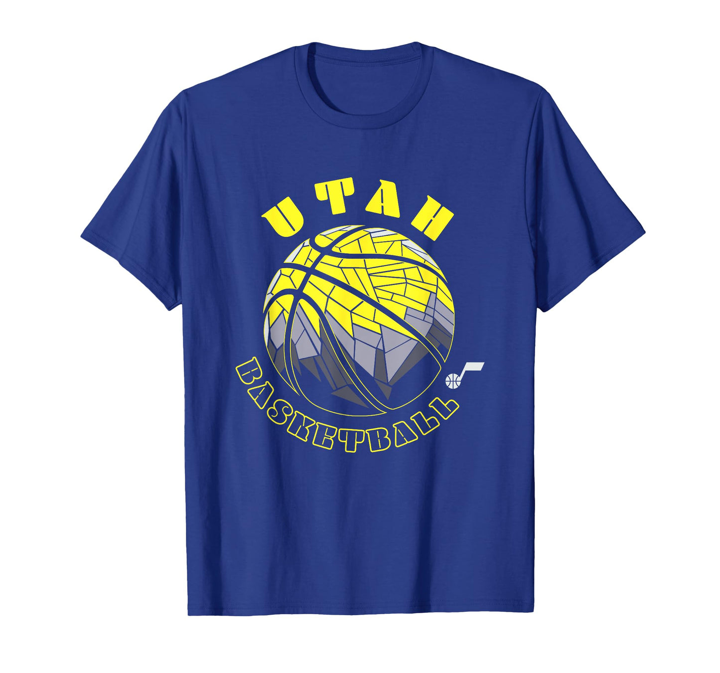 NBA Utah Jazz Neon Prism Basketball T-Shirt