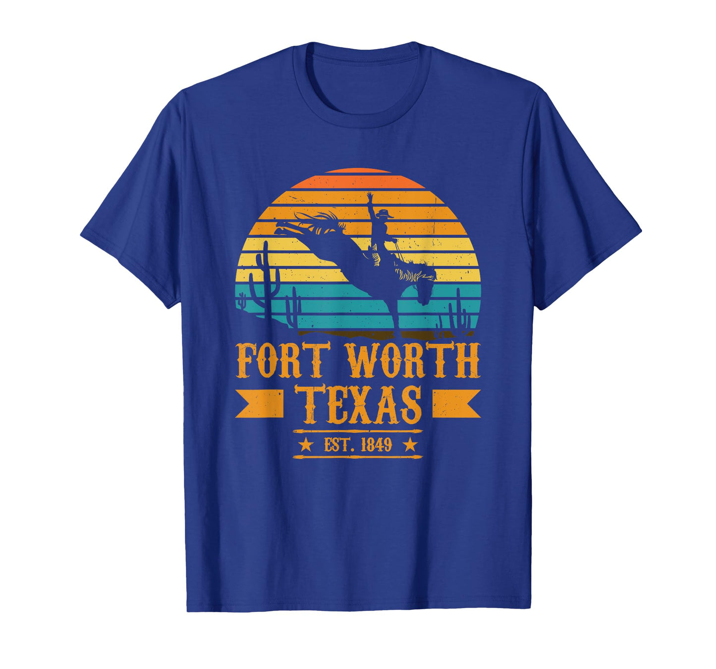 Fort Worth Texas Rodeo Rider Horse - Fort Worth Texas T-Shirt