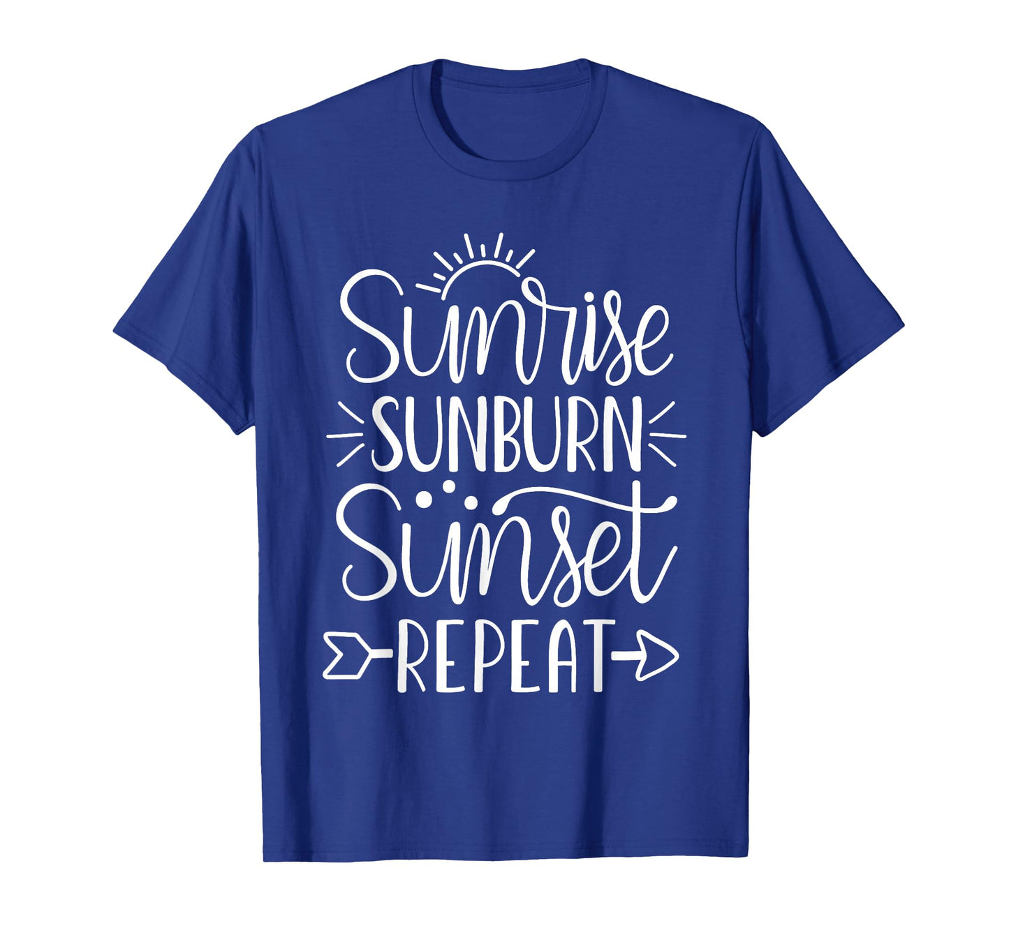 Sunrise sunburn sunset repeat tshirt, Beach Summer Family T-Shirt