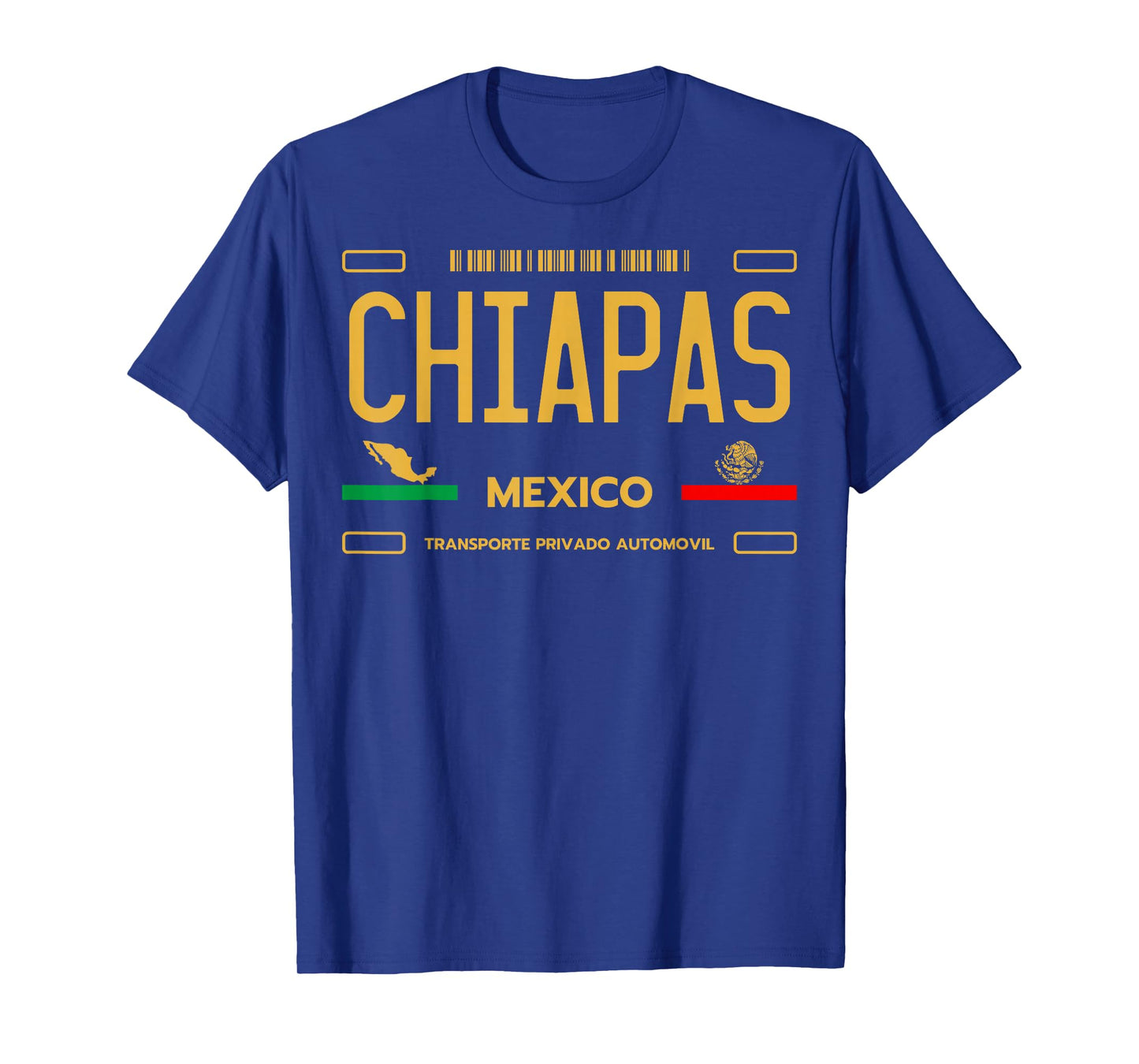 Chiapas License Plate Aesthetic, Mexico Chiapas T-Shirt