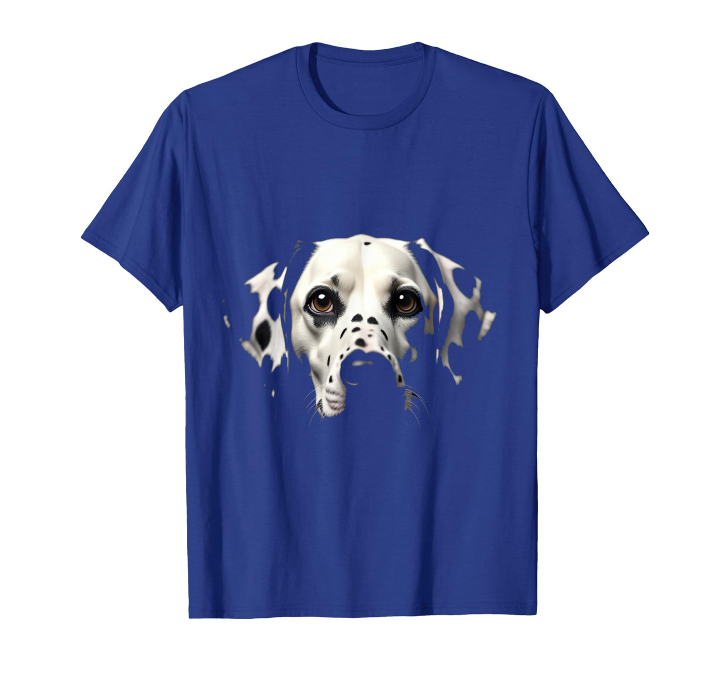 Black Dalmatian Dog Dalmatian Face T-Shirt