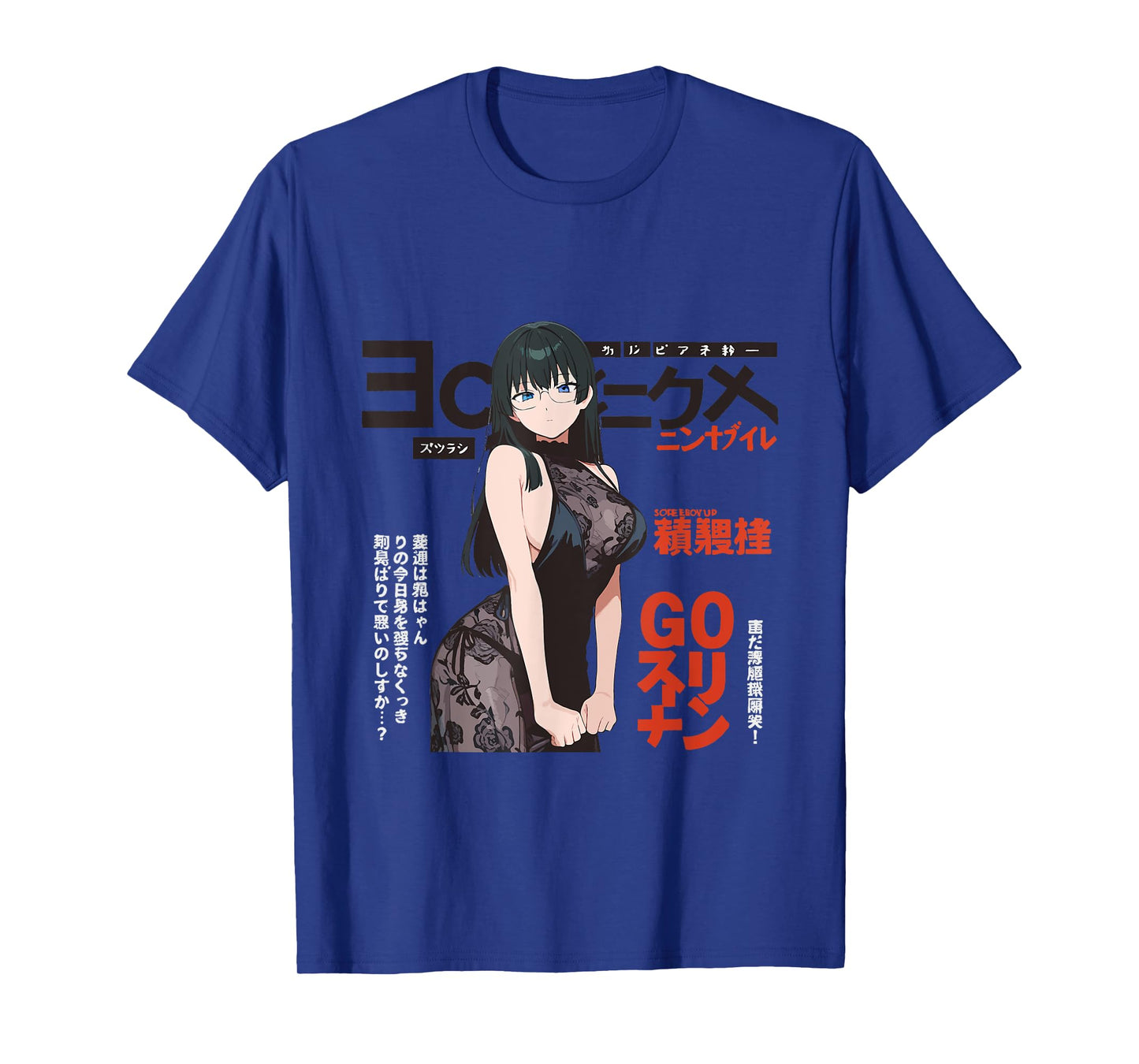 Waifu Sexy Anime Girl Model Cover Page Japanese Style T-Shirt