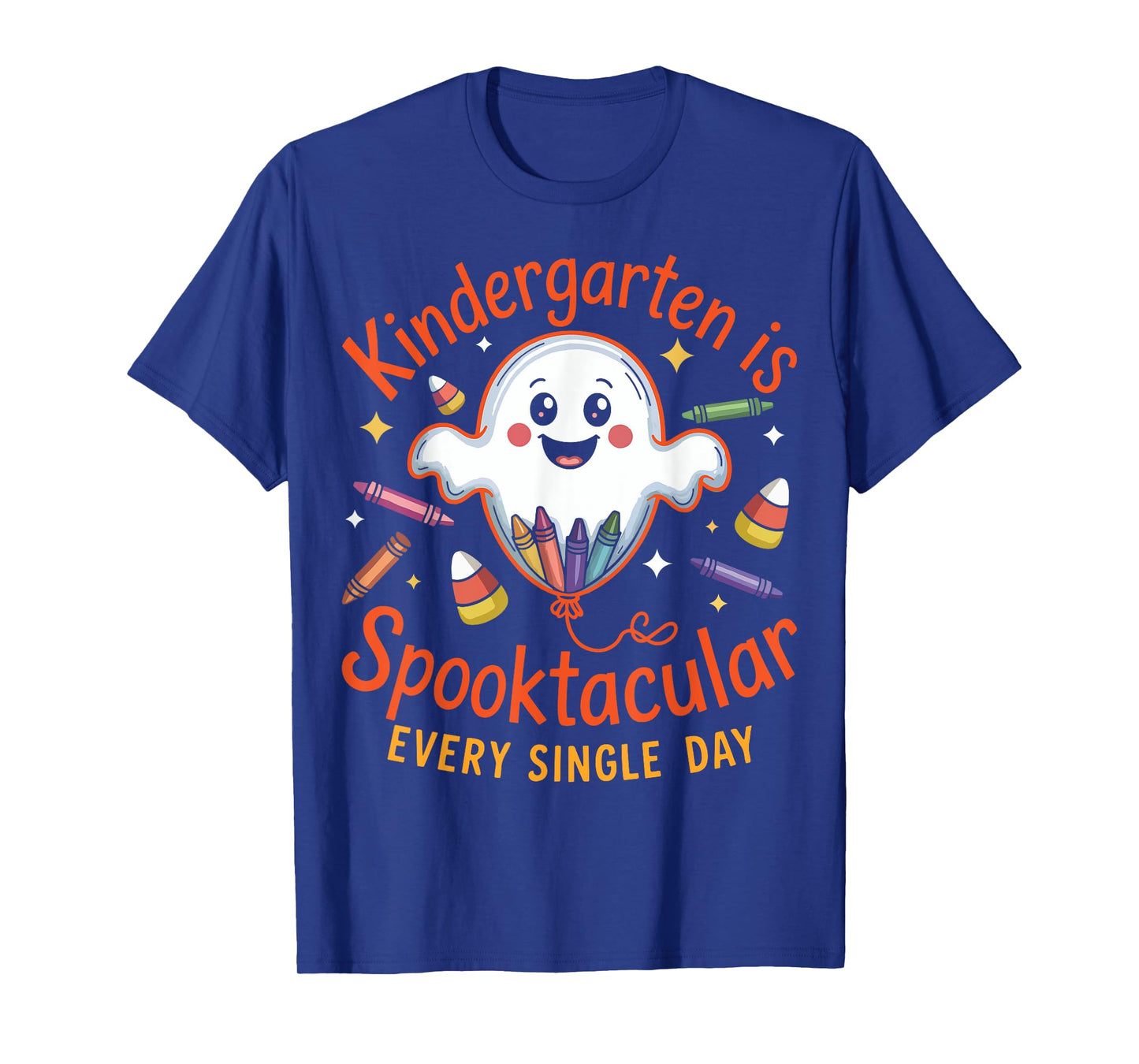 Kindergarten Is Spooktacular Teacher Cute Halloween Costumes T-Shirt