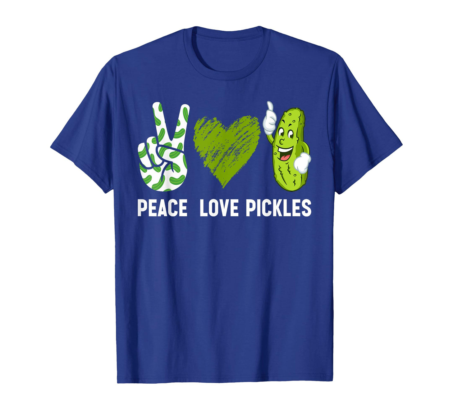 Peace, Love Pickles Retro Pickles Lover Food Lover T-Shirt